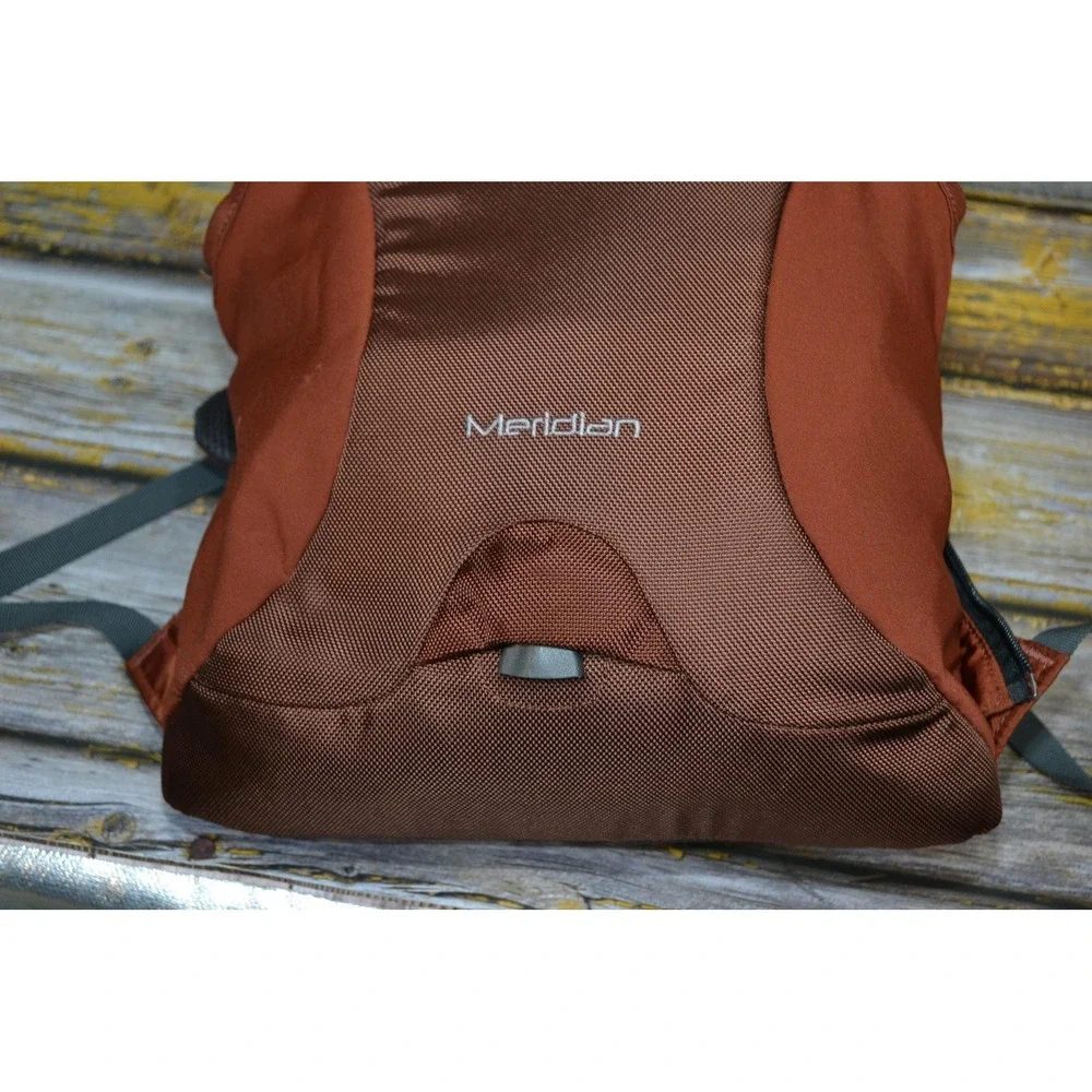 Osprey Brown Meridian Backpack Soft Case Laptop Travel Daypack Men Women